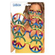 Op deze afbeelding zie je een Accessoires, van het merk Boland. Set 3 Brillen Zonder Glas Hippie Peace