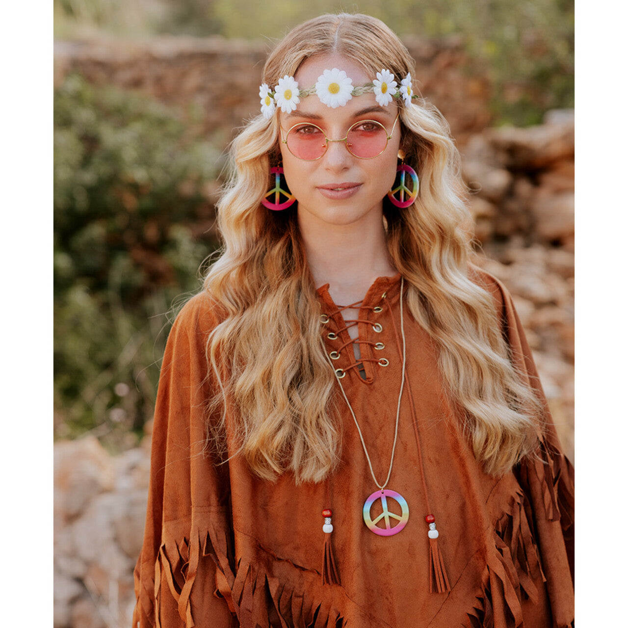 Op deze afbeelding zie je een Accessoires, van het merk Boland. Accessoire Set Hippie Freedom And Peace