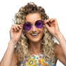 Partybril Hippie XL Paars