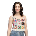 Top Floral Loom (M / L) Vrouw Kostuum