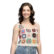 Op deze afbeelding zie je een Kostuums, van het merk Boland. Top Floral Loom (M / L) Vrouw Kostuum