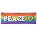 Polyester Banner Regenbogen peace