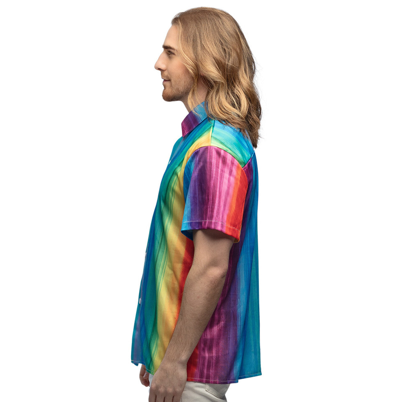 Op deze afbeelding zie je een Kostuums, van het merk Boland. Rainbow Chill Blouse Man