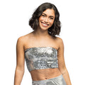Top Sparkle Silber Damen
