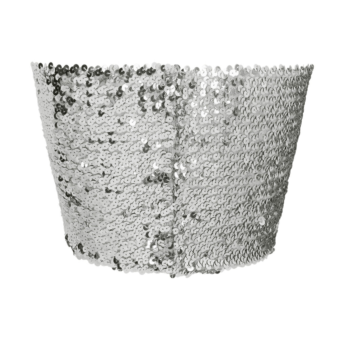 Op deze afbeelding zie je een Kostuums, van het merk Boland. Festival Top Sparkle Pailletten Zilver Vrouw