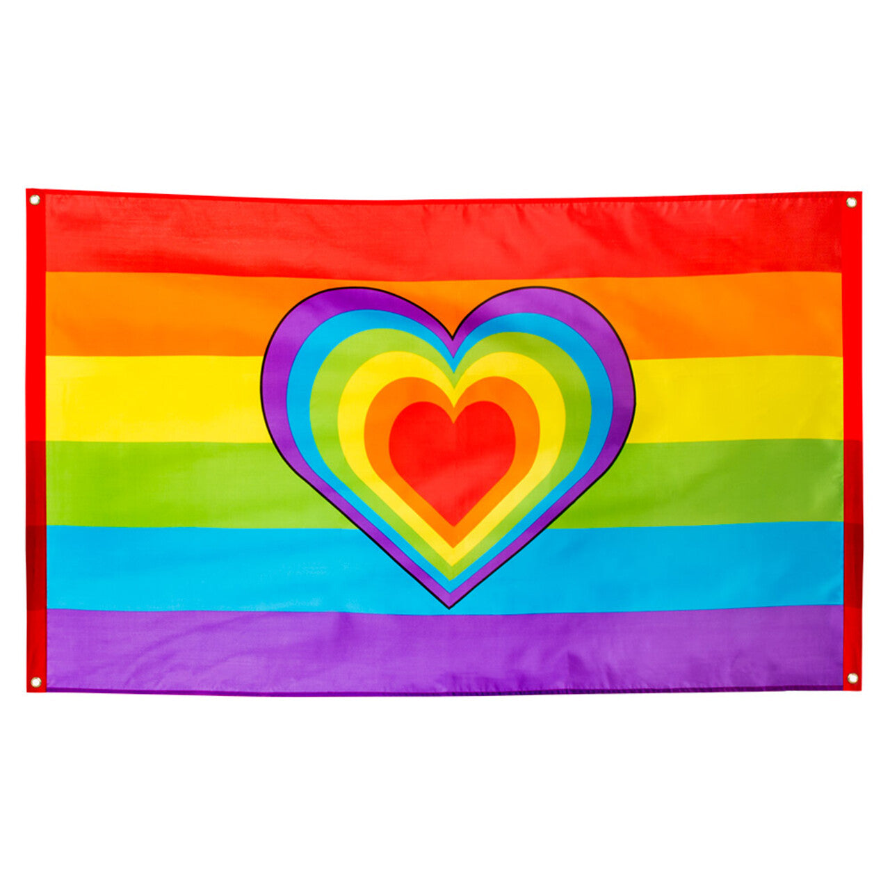 Op deze afbeelding zie je een Decoratie, van het merk Boland. Vlag Pride Regenboog Hart