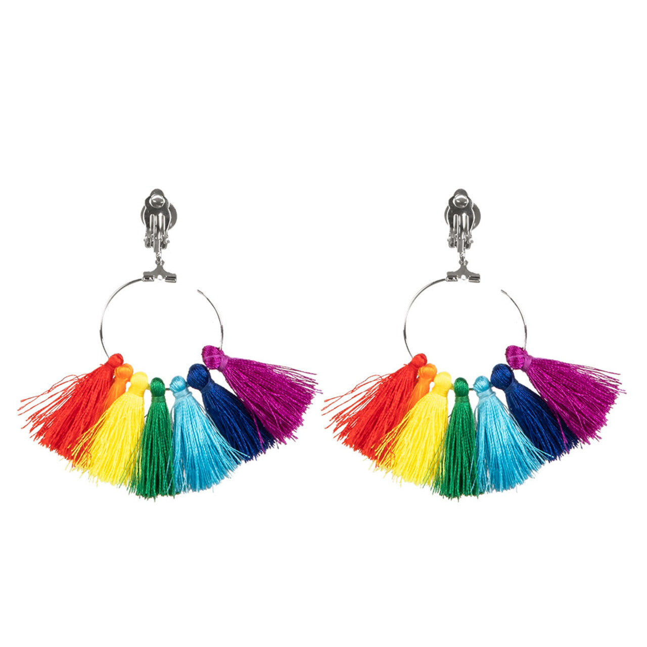 Op deze afbeelding zie je een Accessoires, van het merk Boland. Pride Kleuren Fiësta Oorbellen