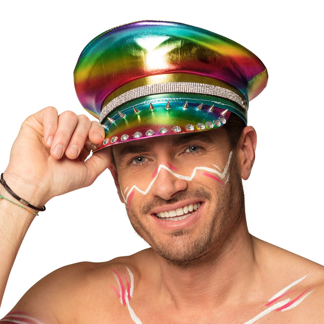 Op deze afbeelding zie je een Accessoires, van het merk Boland. Pet Rainbow Biker Rock