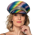 Casquette étincelante Arc-En-Ciel