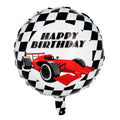 Folieballon Happy Birthday Race Speed