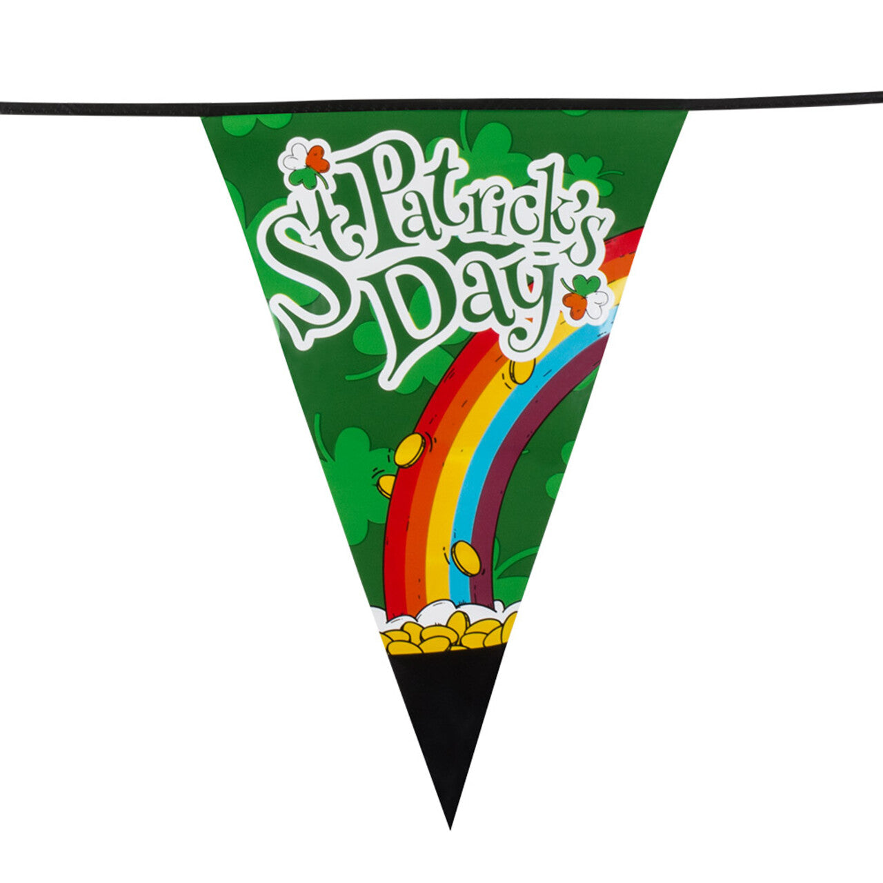Op deze afbeelding zie je een Decoratie, van het merk Boland. Vlaggenlijn Met Grote Vlaggen St. Patricks Day