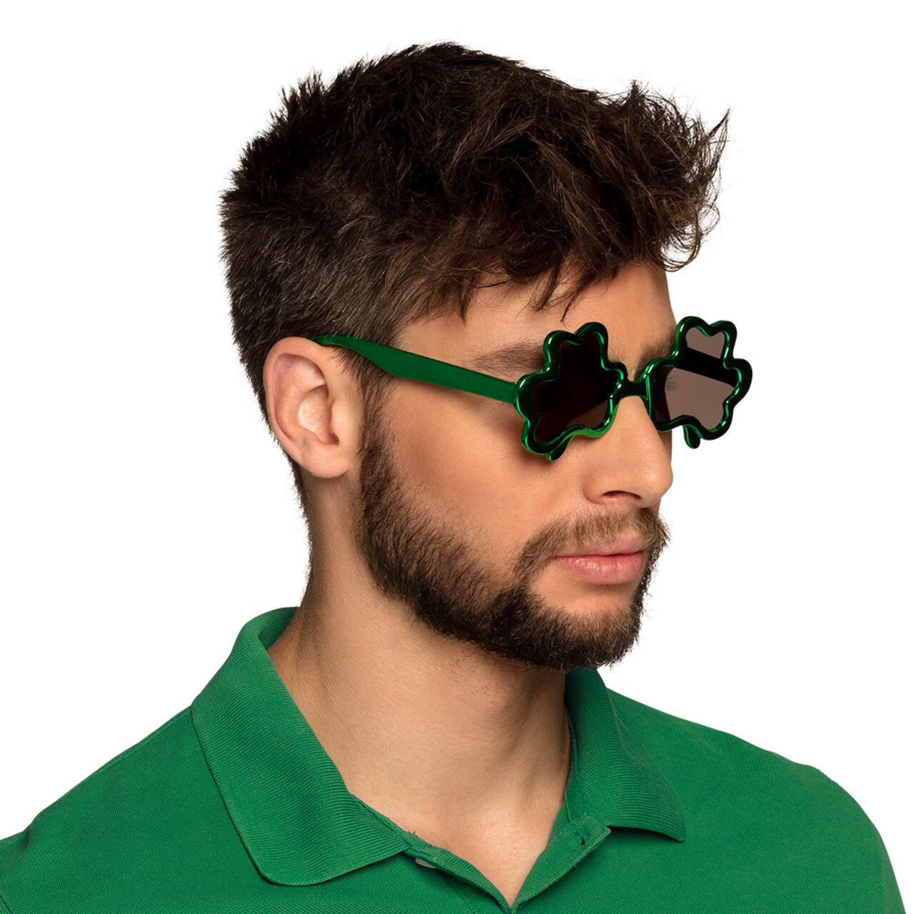Op deze afbeelding zie je een Accessoires, van het merk Boland. Shamrock Bril Groen