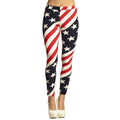 Stretch Legging USA Star (M) Vrouw