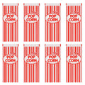 Popcorn Party Zakjes Set 8