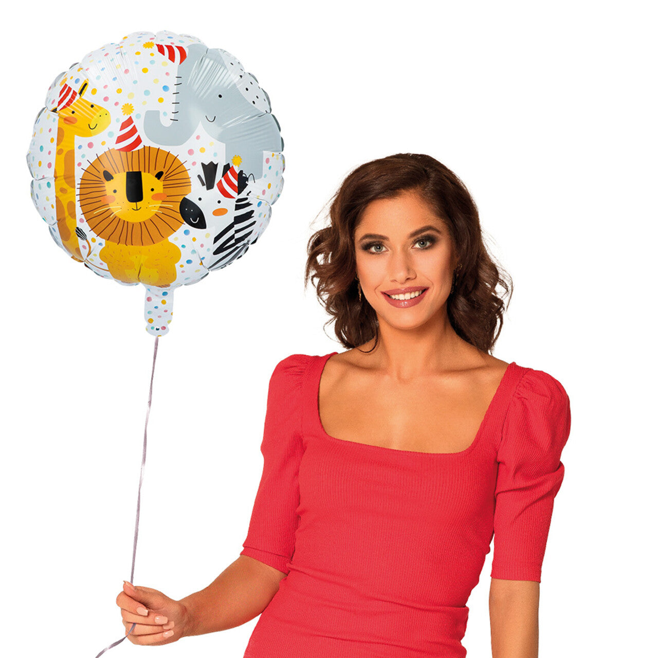 Op deze afbeelding zie je een Decoratie, van het merk Boland. Folieballon Safari Junlge Feest