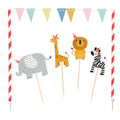 Taartdecoratie Safari Dieren