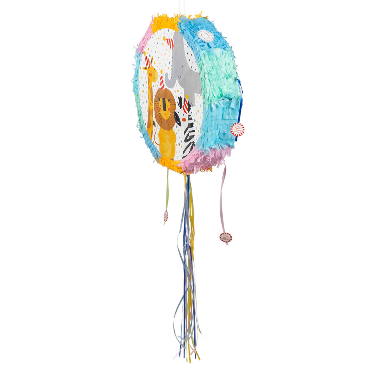 Op deze afbeelding zie je een Decoratie, van het merk Boland. Piñata Safari Beestenbende