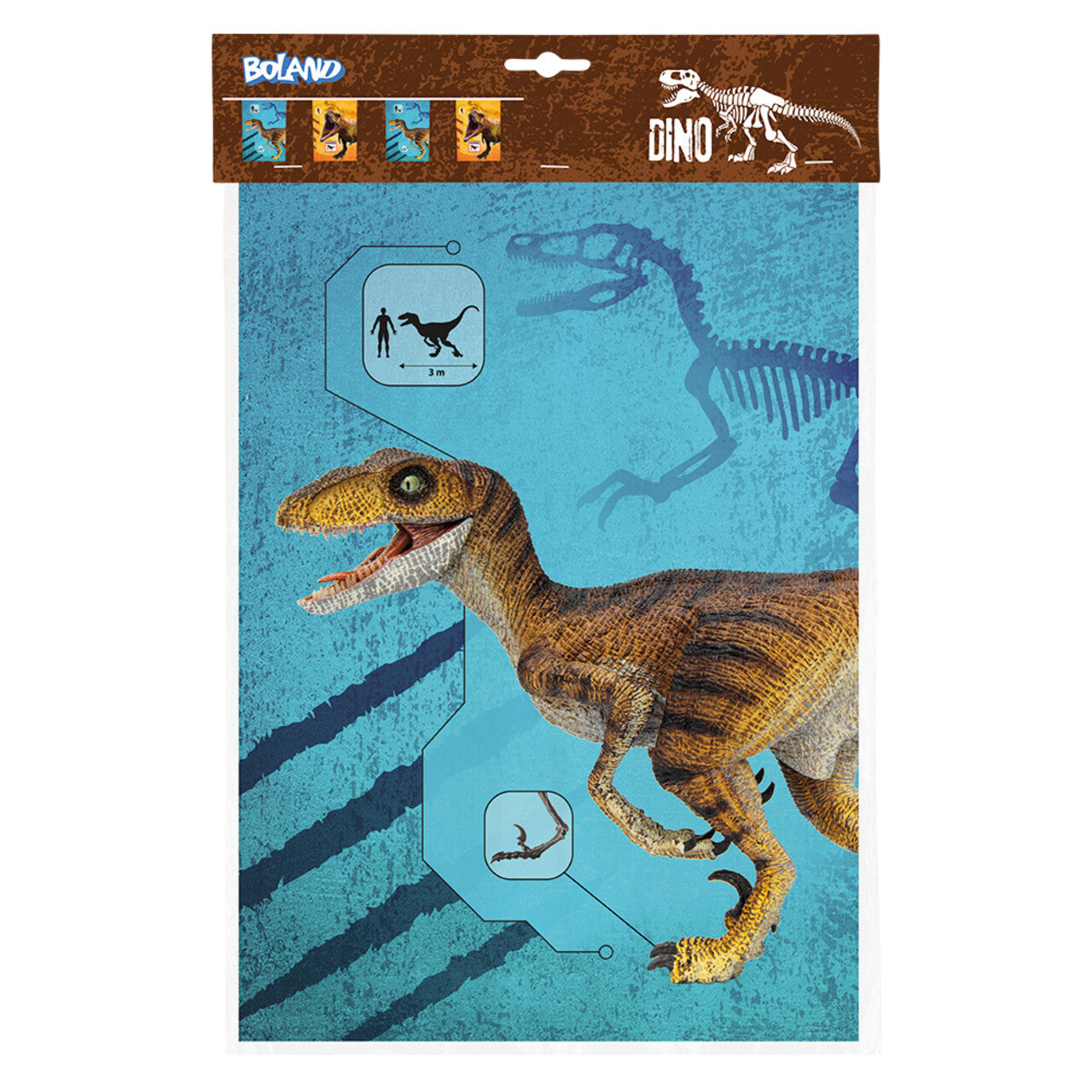 Op deze afbeelding zie je een Decoratie, van het merk Boland. Papieren Vlaggenlijn Dinosaurus Party