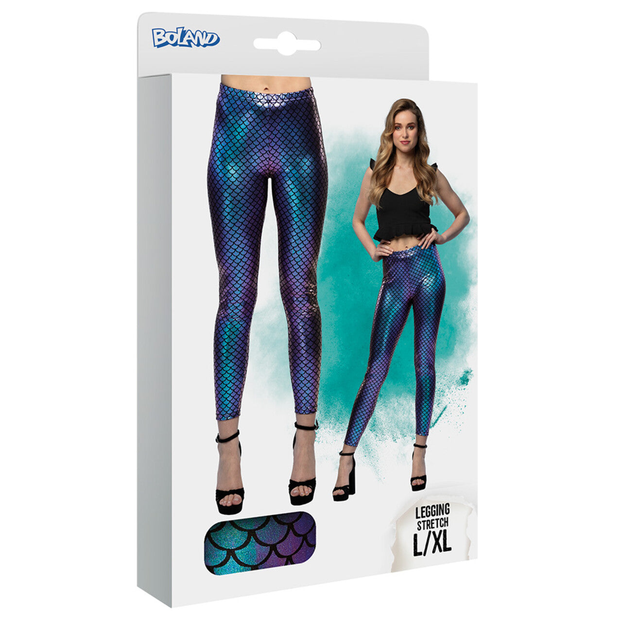 Op deze afbeelding zie je een Kostuums, van het merk Boland. Legging Mesmerizing Mermaid Vrouw