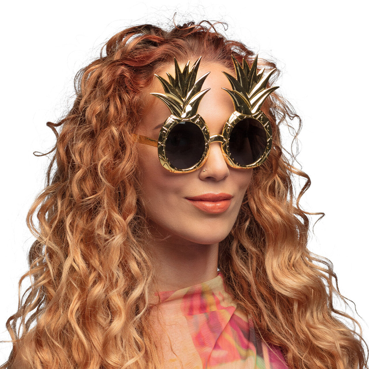 Op deze afbeelding zie je een Accessoires, van het merk Boland. Gouden Ananas Partybril