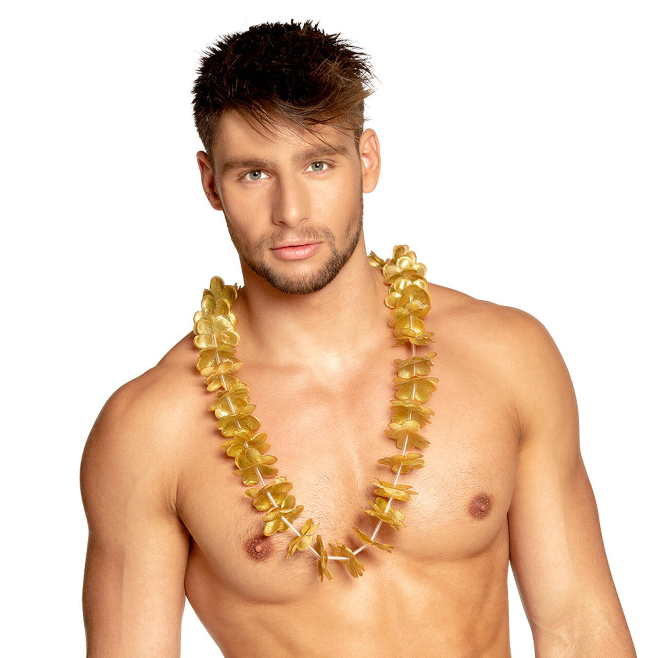 Op deze afbeelding zie je een Accessoires, van het merk Boland. Set 20 Stuks Hawaii Kransen Goud
