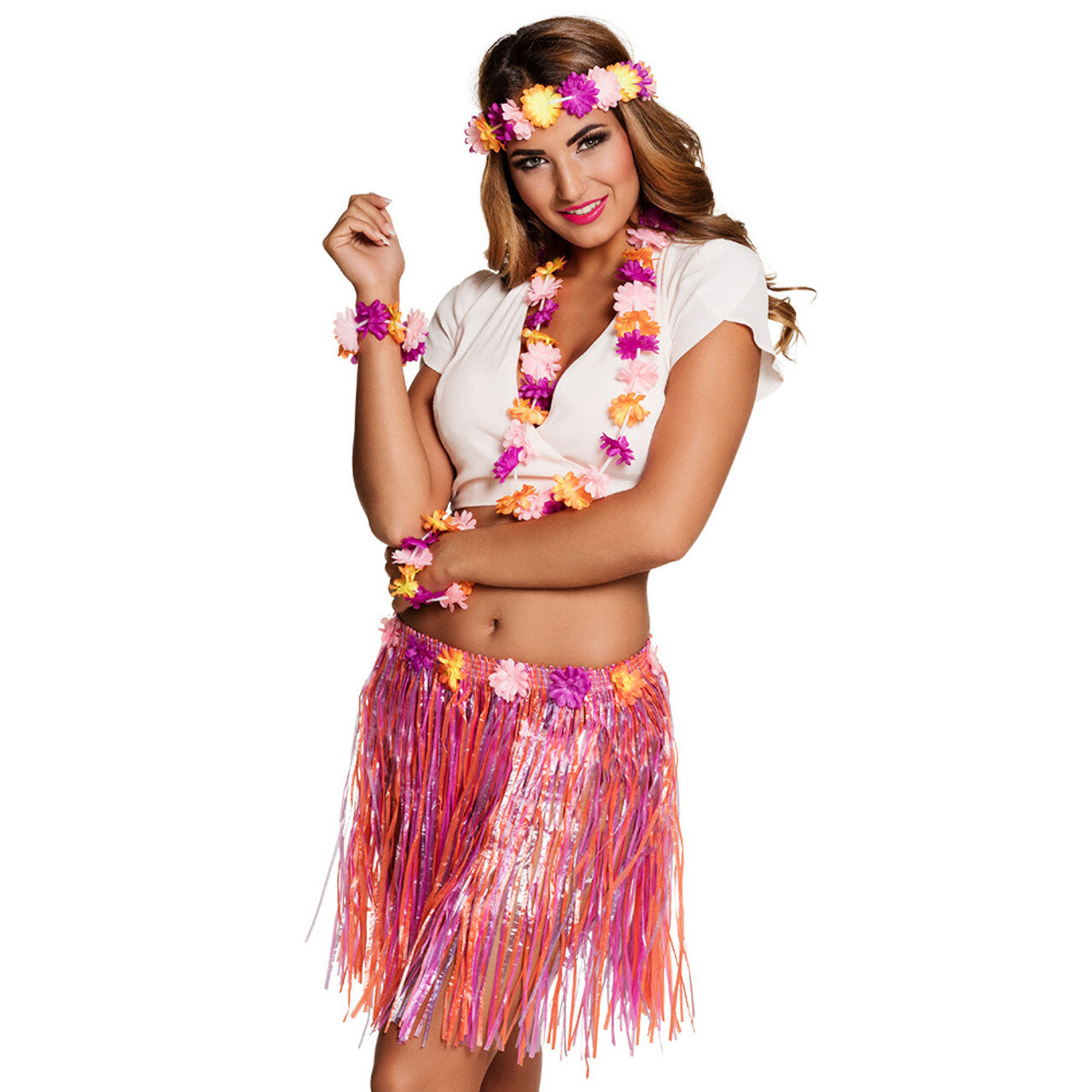 Op deze afbeelding zie je een Accessoires, van het merk Boland. Hawaii Set Kiki Pink