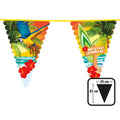 Vlaggenlijn Met Grote Vlaggen Tropical Beach Party