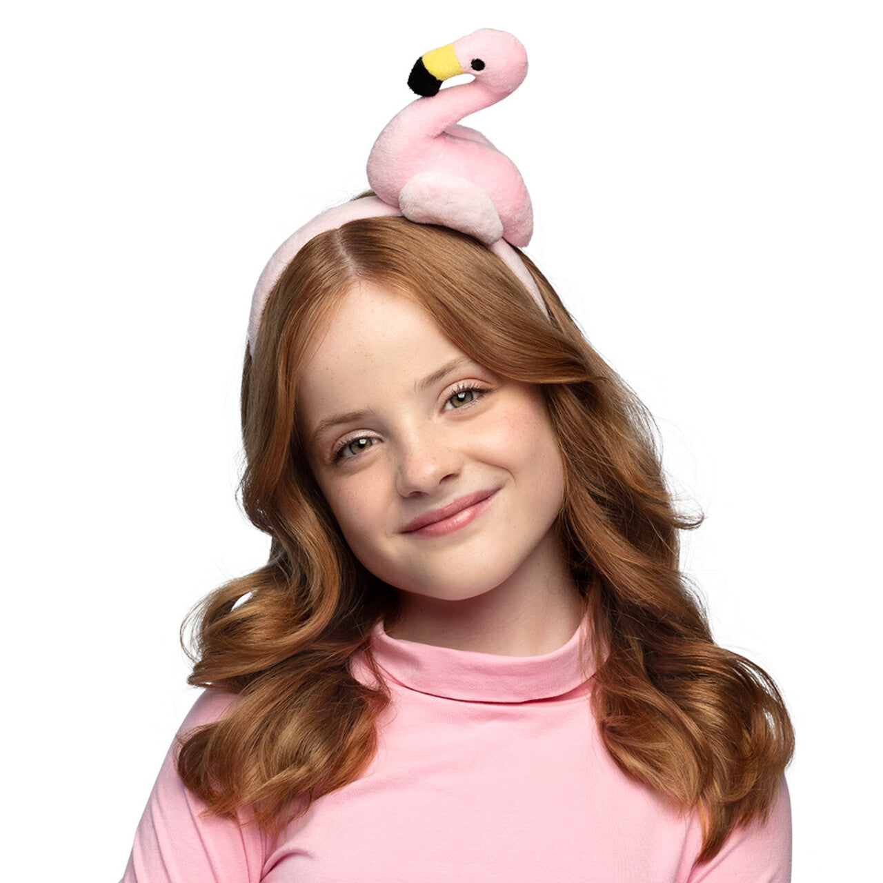 Op deze afbeelding zie je een Accessoires, van het merk Boland. Diadeem Flamingo Pluche