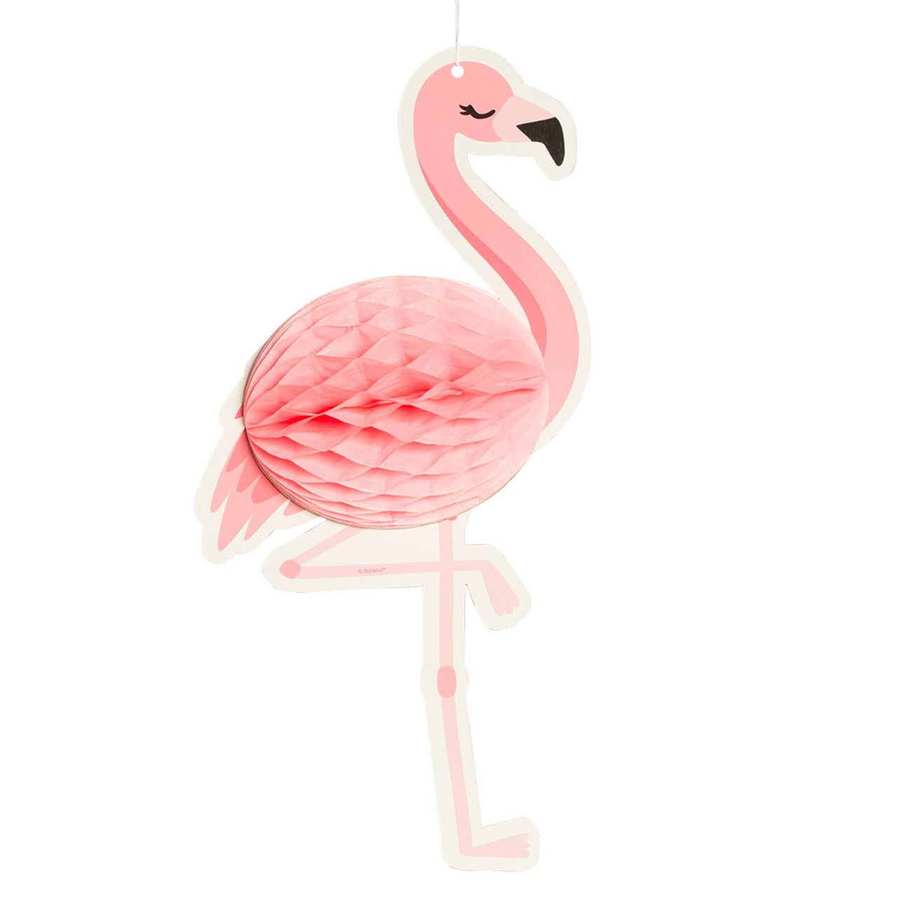 Op deze afbeelding zie je een Decoratie, van het merk Boland. Hang Decoratie Tropical Flamingo