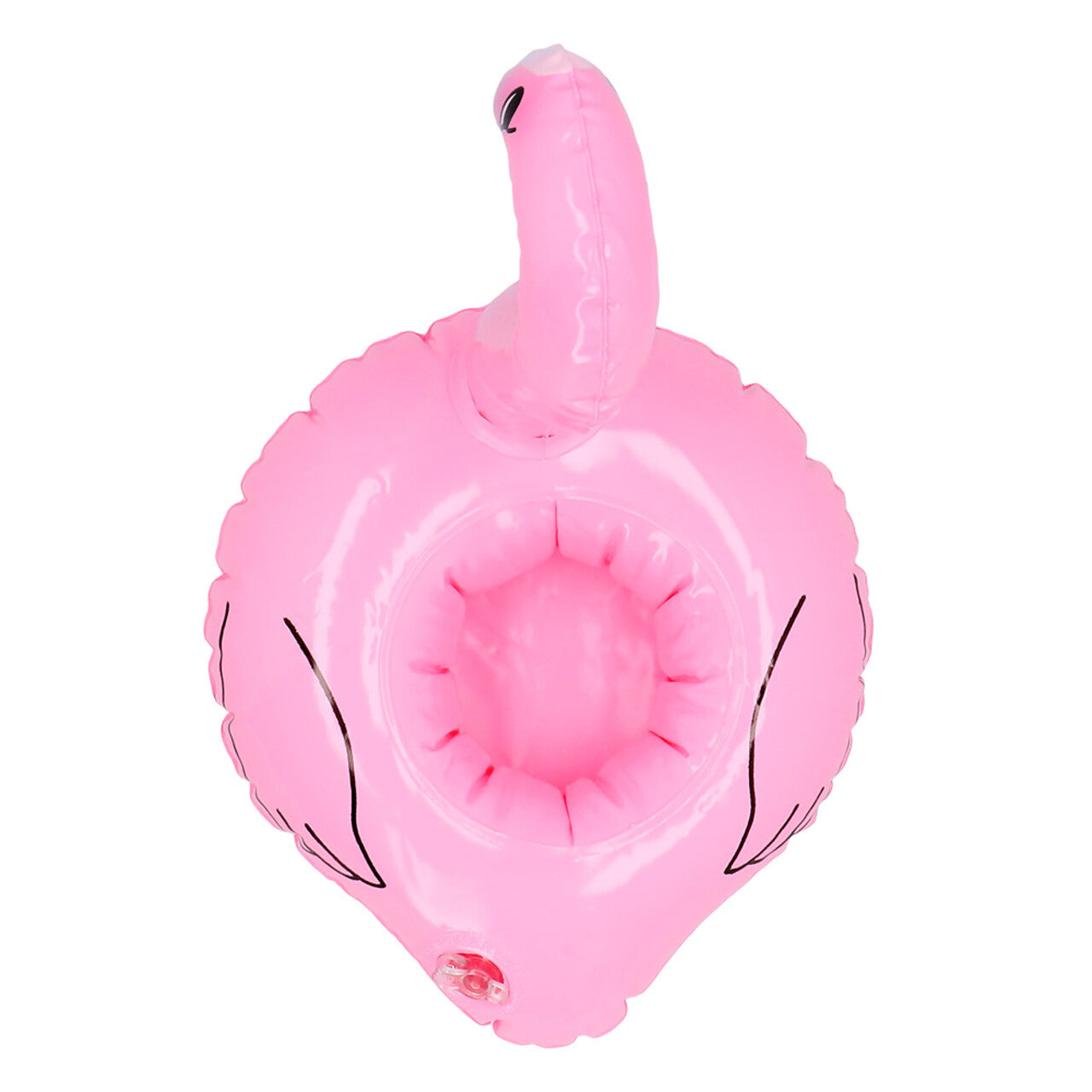 Op deze afbeelding zie je een Decoratie, van het merk Boland. Opblaasbare Bekerhouder Flamingo Pool Party