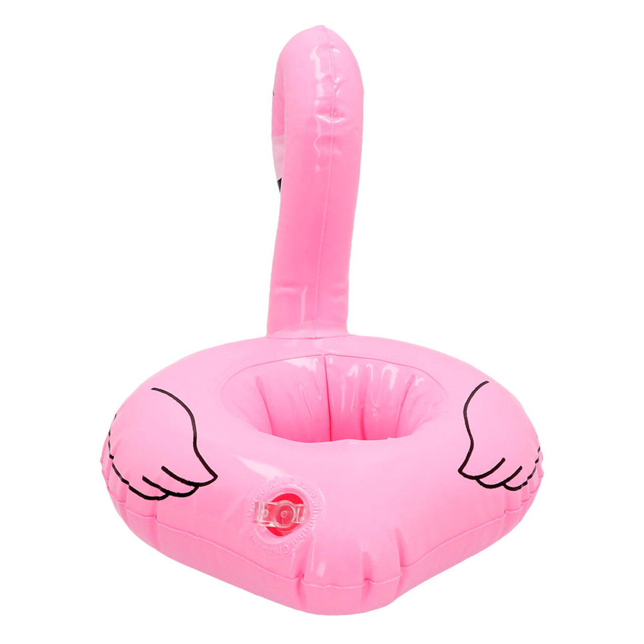 Op deze afbeelding zie je een Decoratie, van het merk Boland. Opblaasbare Bekerhouder Flamingo Pool Party