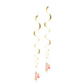 Set 2 Decoratie Slingers Flamingo Party