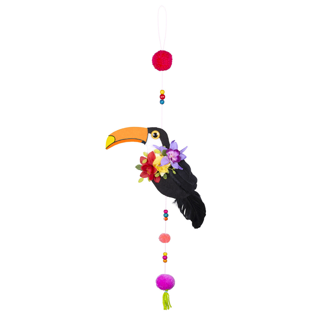 Op deze afbeelding zie je een Decoratie, van het merk Boland. Hangdecoratie Tropische Toekan