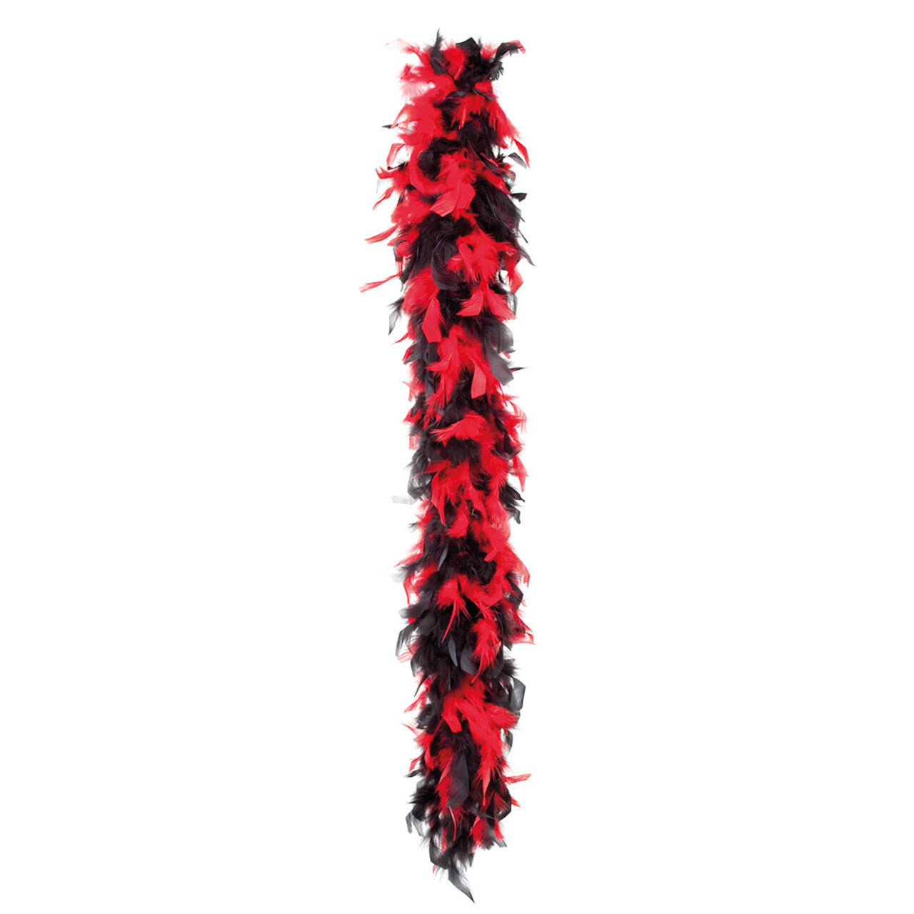 Op deze afbeelding zie je een Accessoires, van het merk Boland. Boa Party Deluxe Zwart Rood