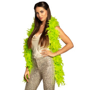 Op deze afbeelding zie je een Accessoires, van het merk Boland. Boa Neongroen Party Bright