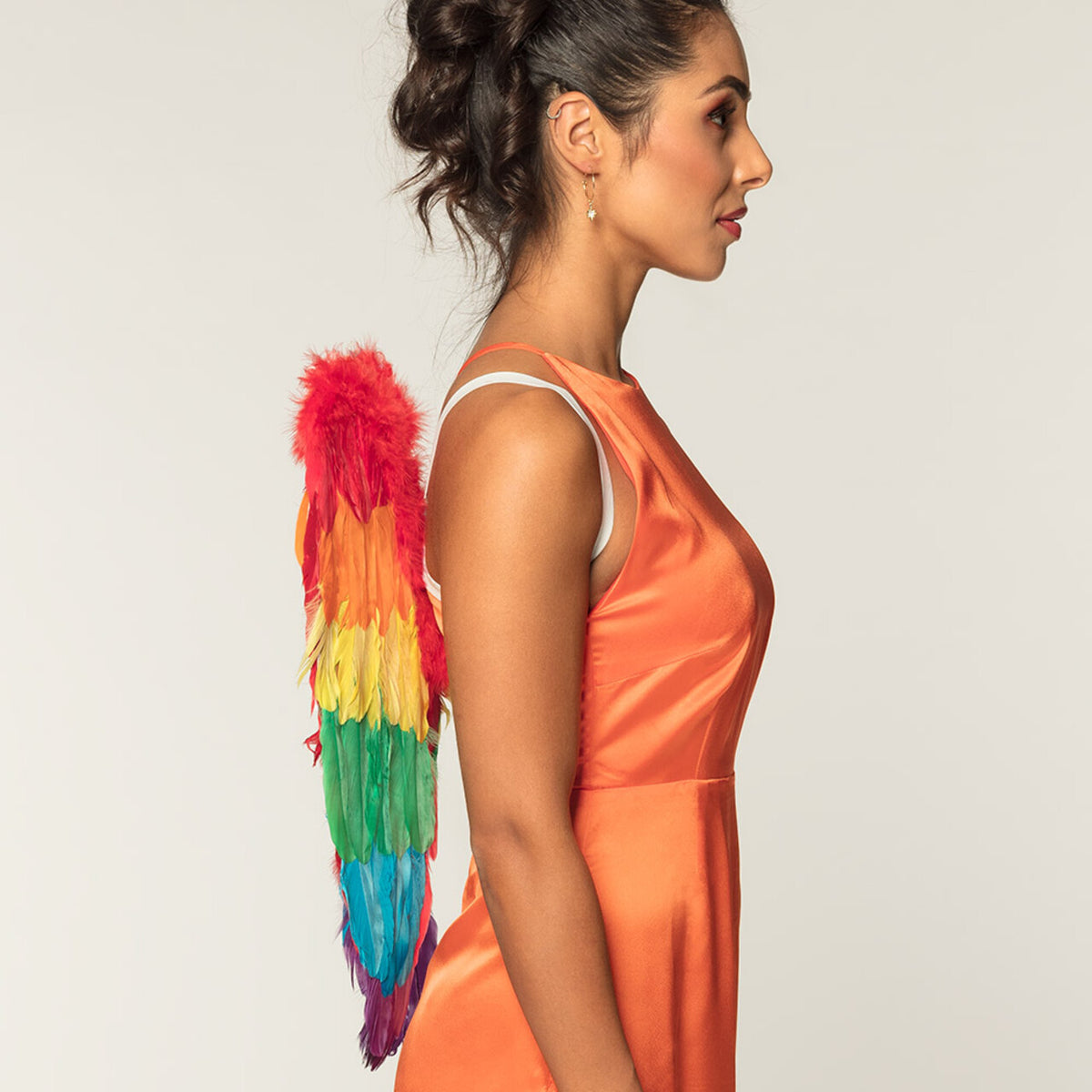 Op deze afbeelding zie je een Accessoires, van het merk Boland. Engelenvleugels Divine Regenboog