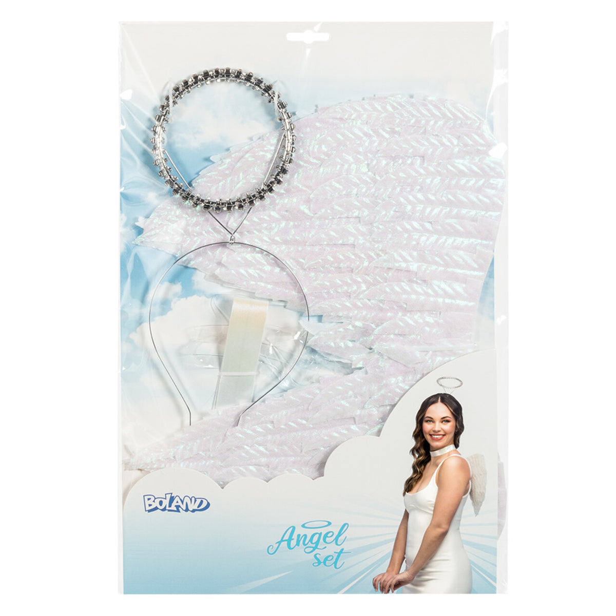 Op deze afbeelding zie je een Accessoires, van het merk Boland. Engelenset Gabriella Wit
