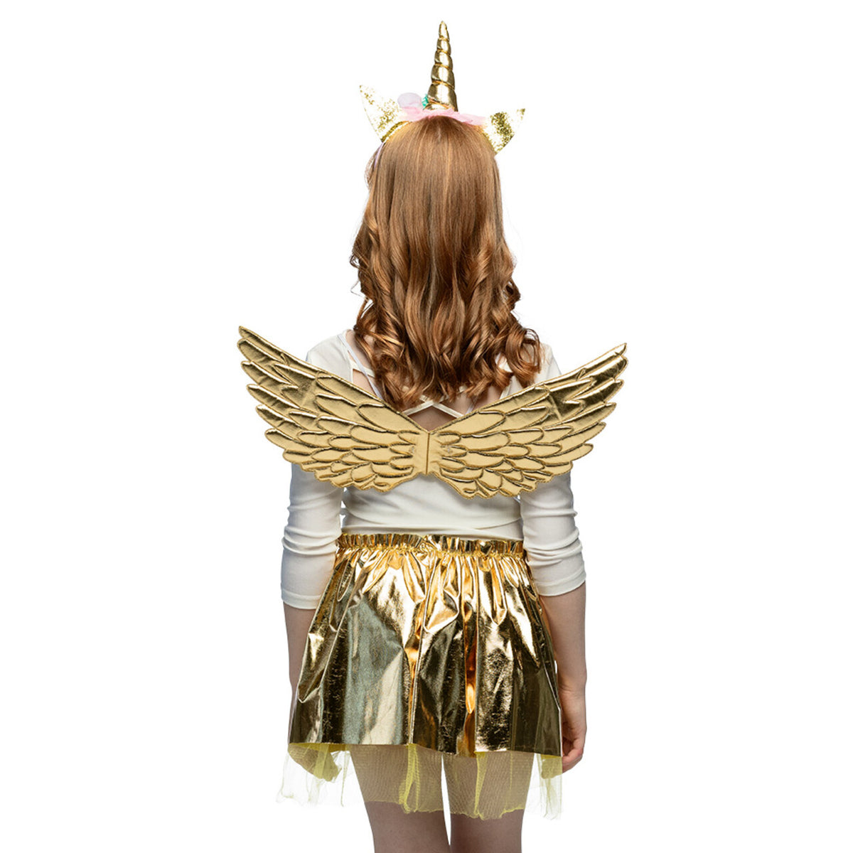 Op deze afbeelding zie je een Accessoires, van het merk Boland. Eenhoorn Engelenset Goud