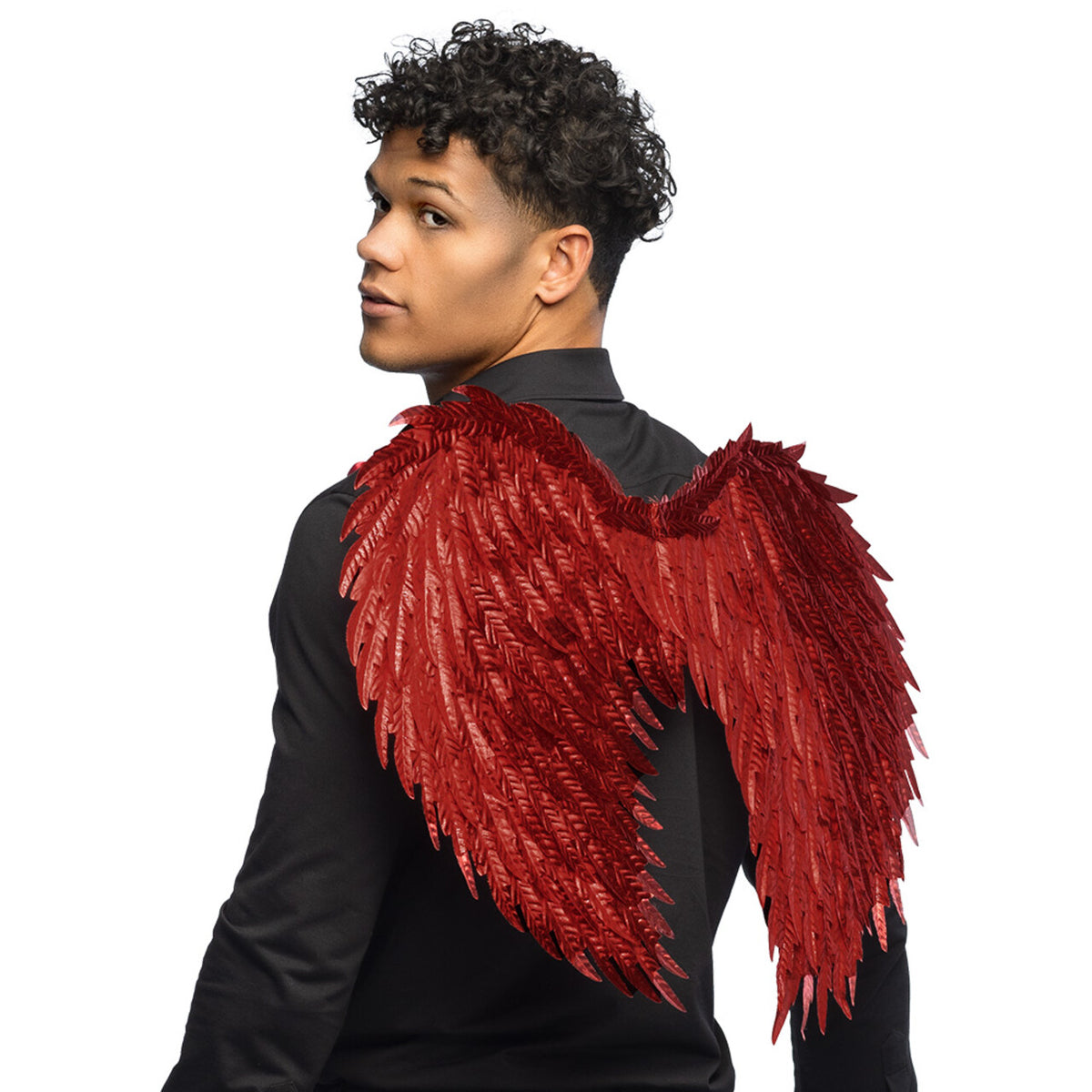 Op deze afbeelding zie je een Accessoires, van het merk Boland. Engelenvleugels Glam Rood