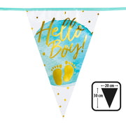 Op deze afbeelding zie je een Decoratie, van het merk Boland. Vlaggenlijn Hello Boy!