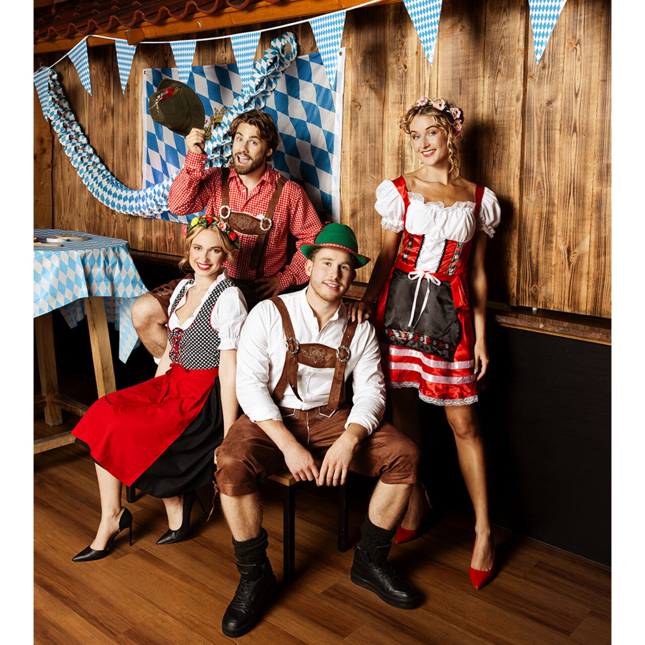 Op deze afbeelding zie je een Kostuums, van het merk Boland. Bierfeestje In Oktober Overhemd Man