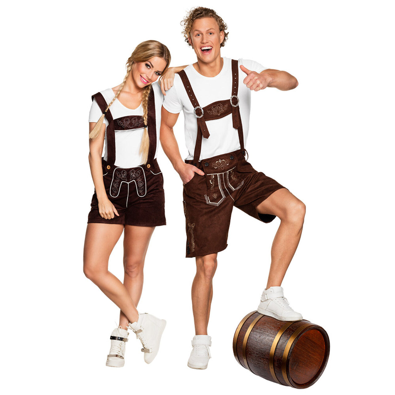 Op deze afbeelding zie je een Kostuums, van het merk Boland. Lederhose Lang Dieter Bierfest Man