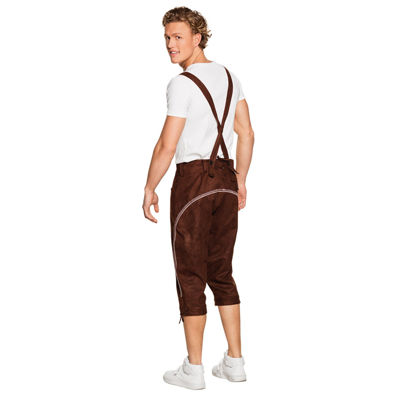 Op deze afbeelding zie je een Kostuums, van het merk Boland. Lederhose Lang Dieter Bierfest Man