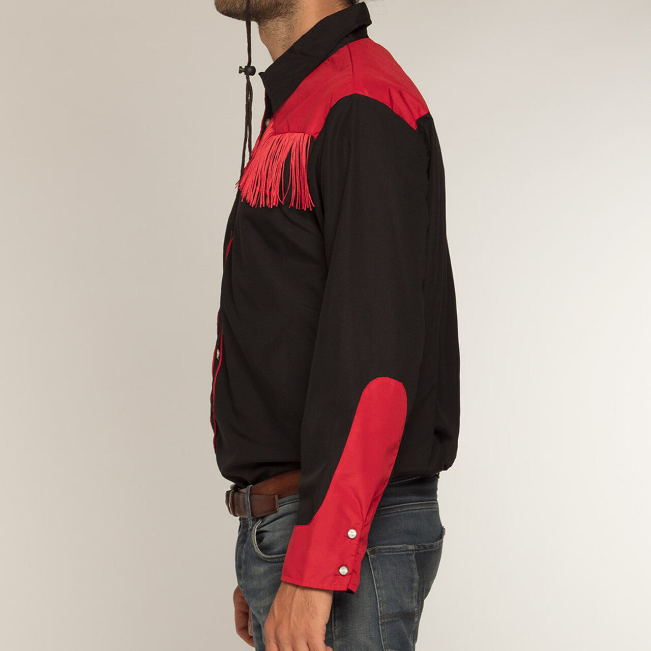 Op deze afbeelding zie je een Kostuums, van het merk Boland. Western Buddy Overhemd Man