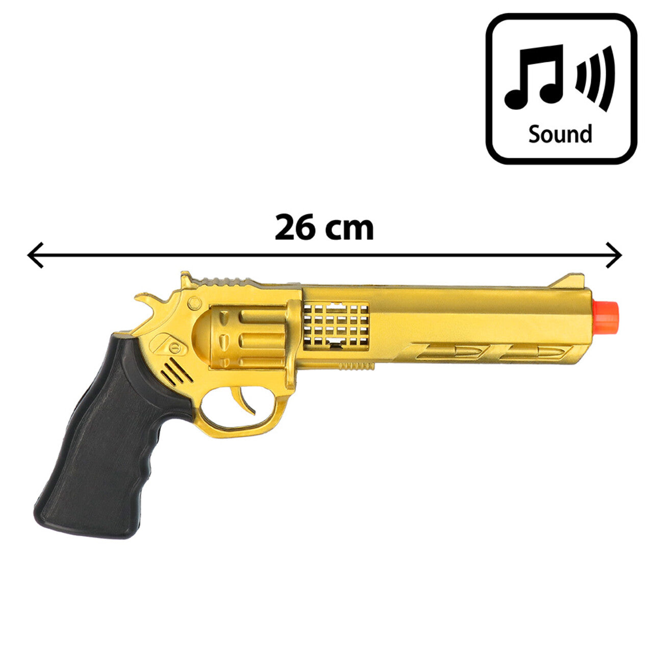 Op deze afbeelding zie je een Accessoires, van het merk Boland. Golden Viper Pistool