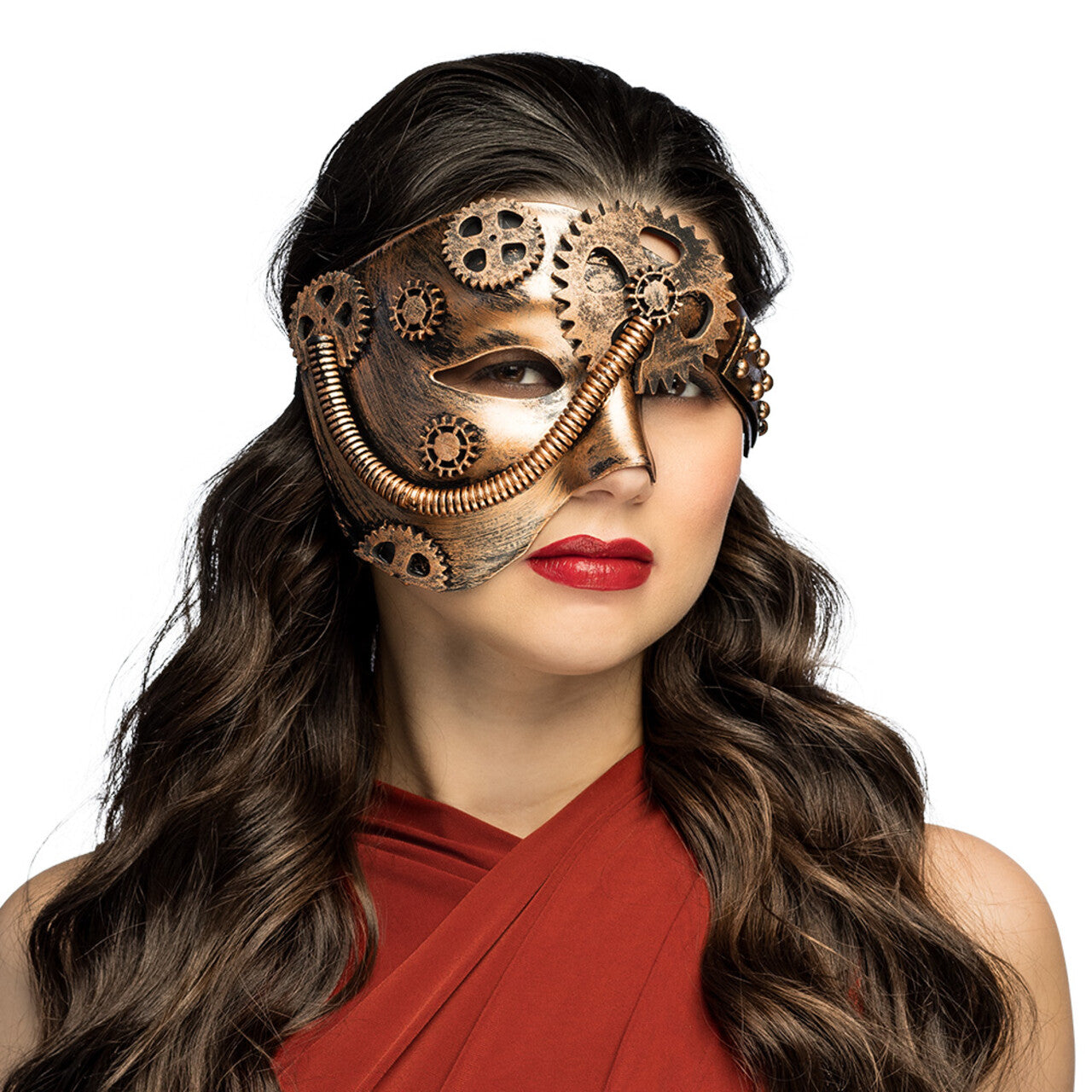 Op deze afbeelding zie je een Accessoires, van het merk Boland. Operapunk Futuristisch Halfmasker