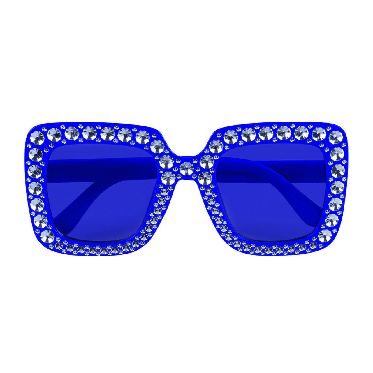 Op deze afbeelding zie je een Accessoires, van het merk Boland. Partybril Bling Bling Blauw