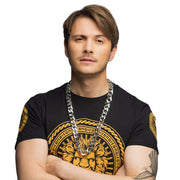 Op deze afbeelding zie je een Accessoires, van het merk Boland. Big Bling Bling Ketting Zilver