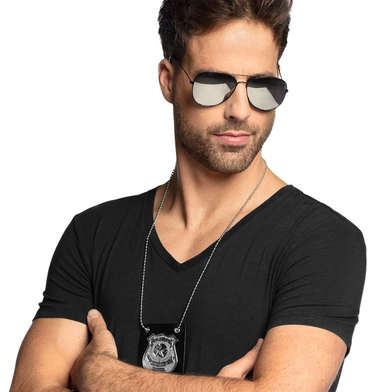 Op deze afbeelding zie je een Accessoires, van het merk Boland. Ketting Badge special Police