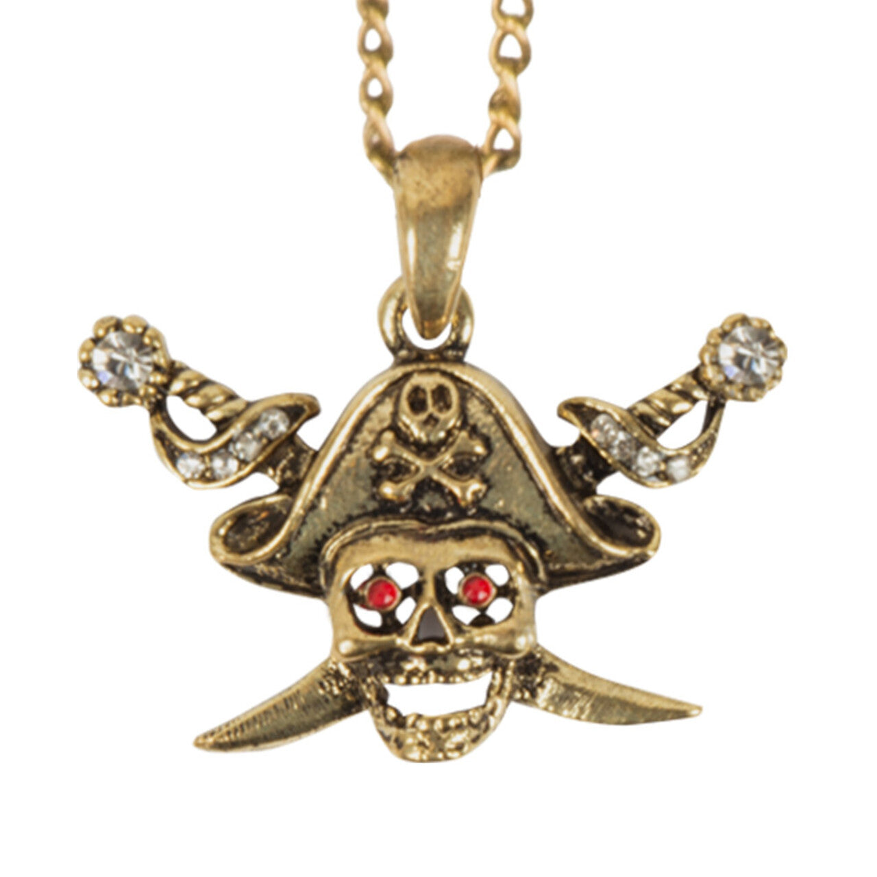 Op deze afbeelding zie je een Accessoires, van het merk Boland. Ketting Scary Pirate